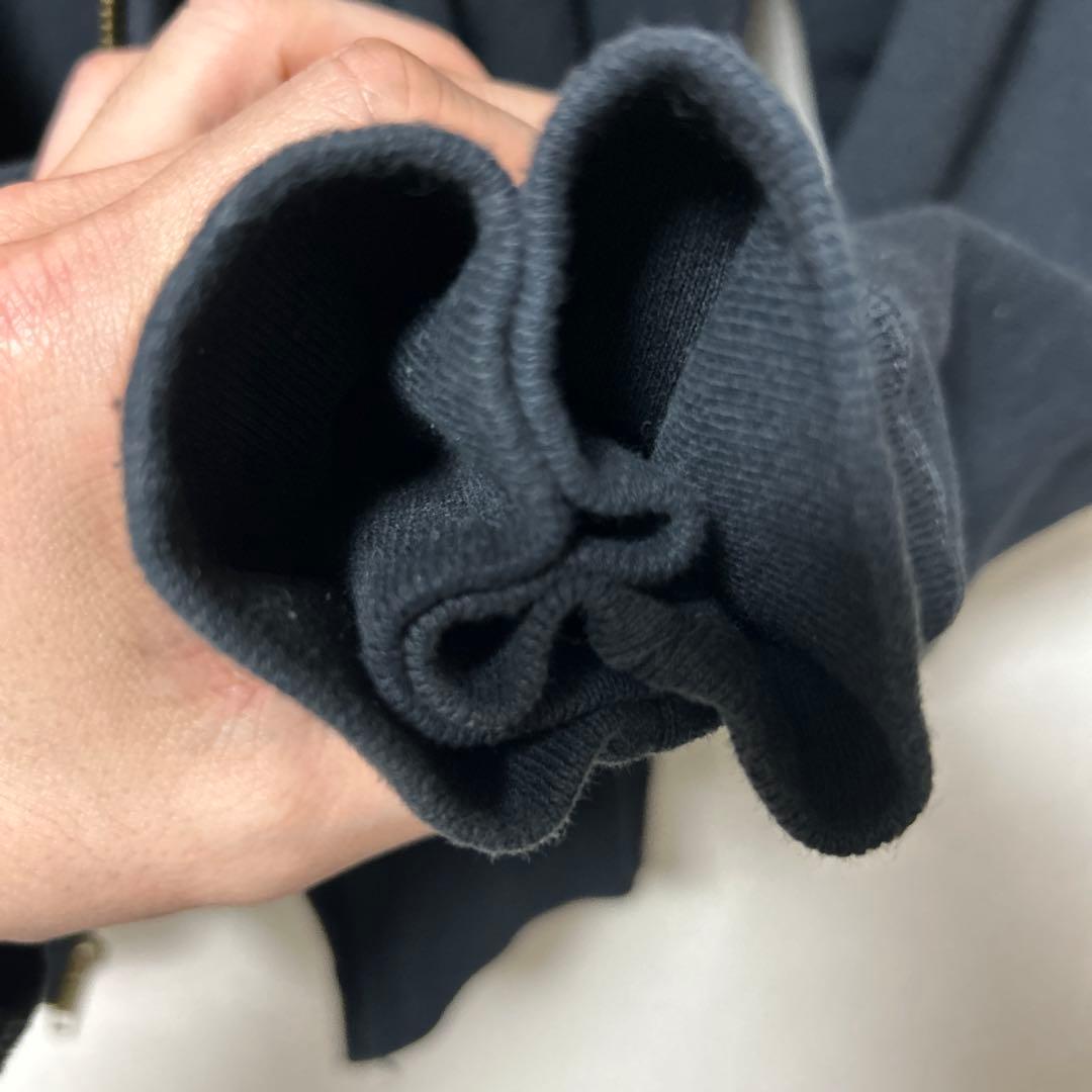 チャンピオン フルジップパーカー 復刻赤タグ アメリカ製 ブラック サイズL