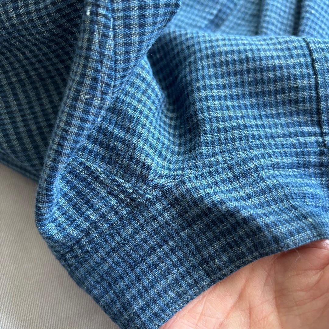 ババグーリ　藍染　チュニック　ネイビー　ヨーガンレール　羽織り