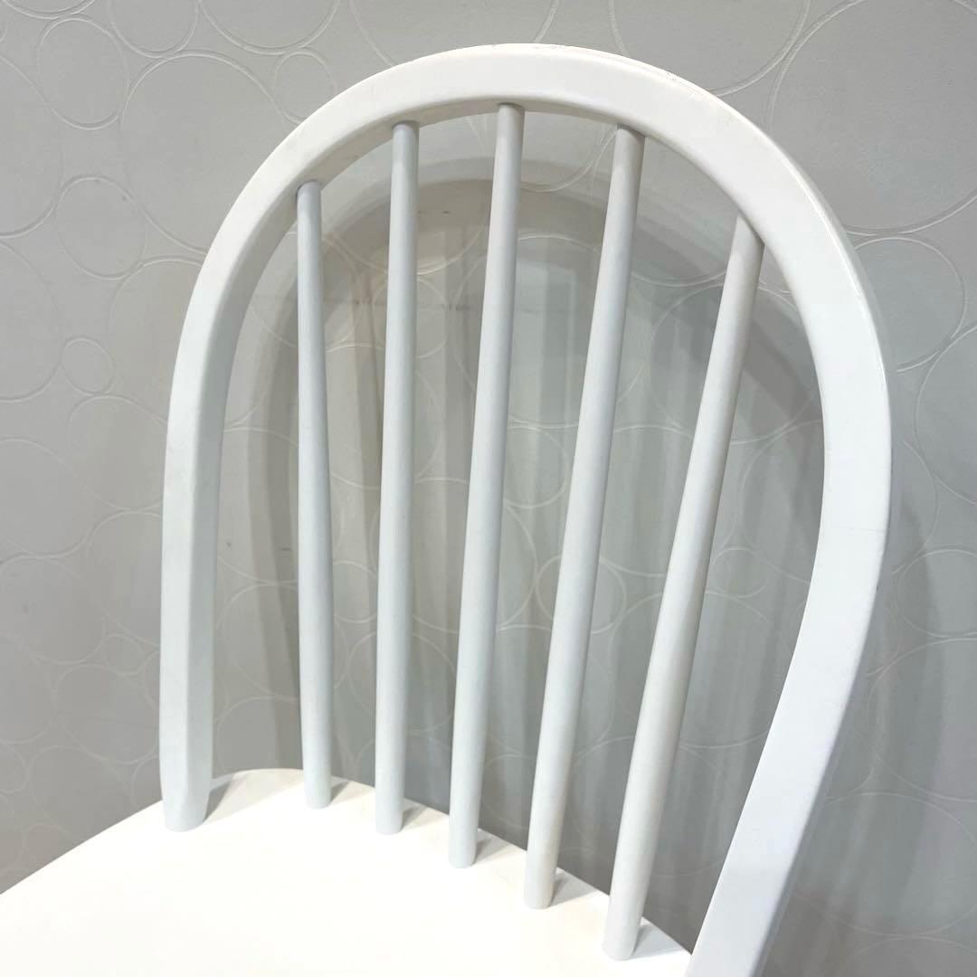 【MOMO NATURAL】 ウィンザーチェア 北欧 ダイニングチェア 椅子　白