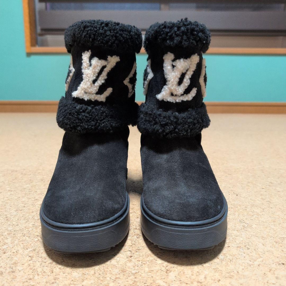 ルイ・ヴィトン　スノードロップラインアンクルブーツ　39