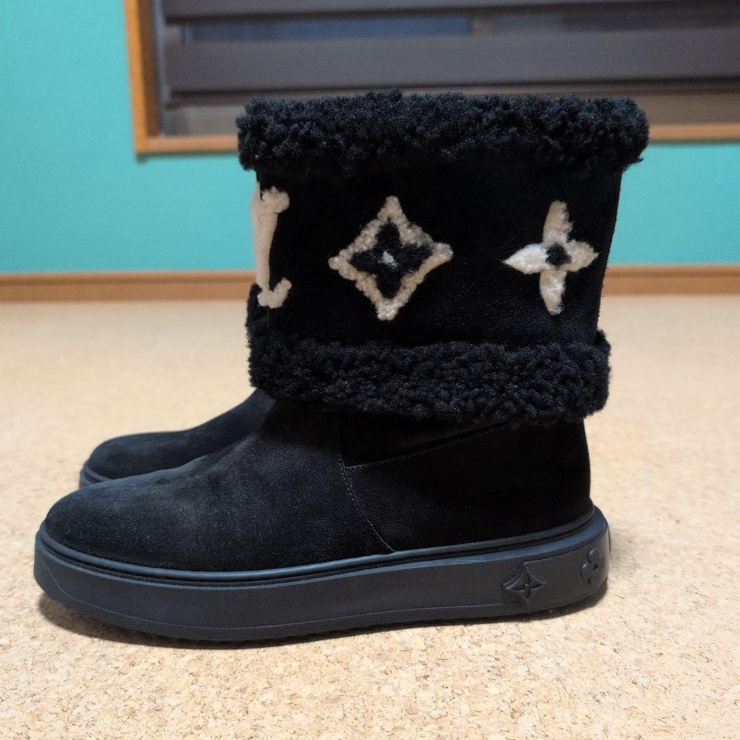 ルイ・ヴィトン　スノードロップラインアンクルブーツ　39