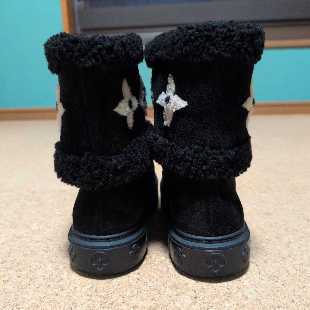 ルイ・ヴィトン　スノードロップラインアンクルブーツ　39