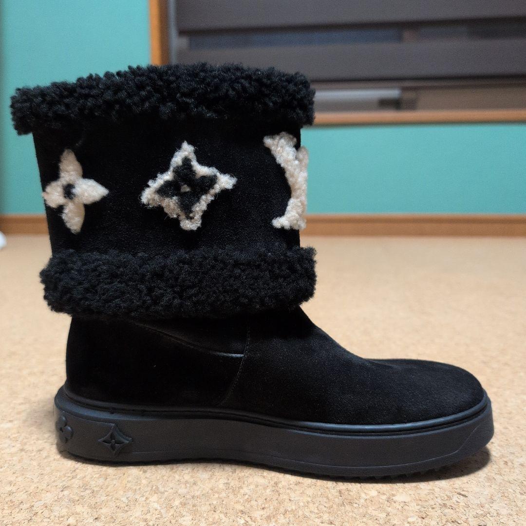 ルイ・ヴィトン　スノードロップラインアンクルブーツ　39