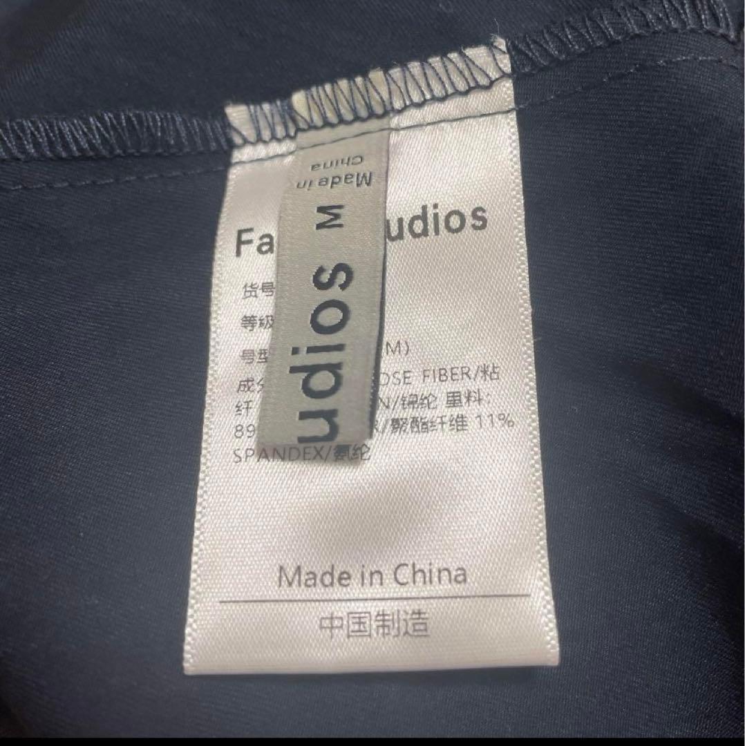 Fano studios ボートネック フロントリボン キャミソールトップス