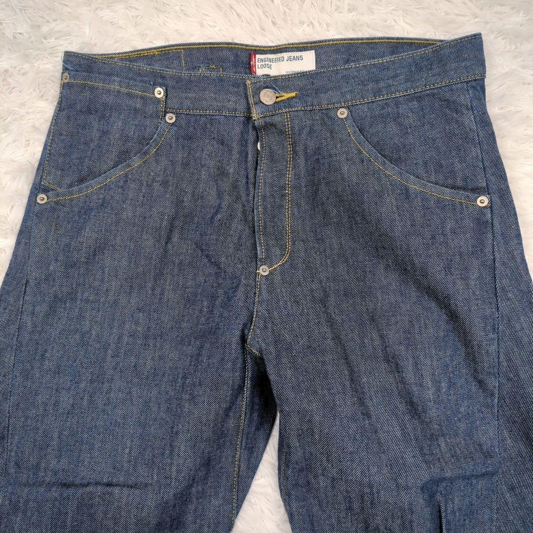リーバイスエンジニアジーンズルーズ【サイズ W32】3Dカット　ジーンズ