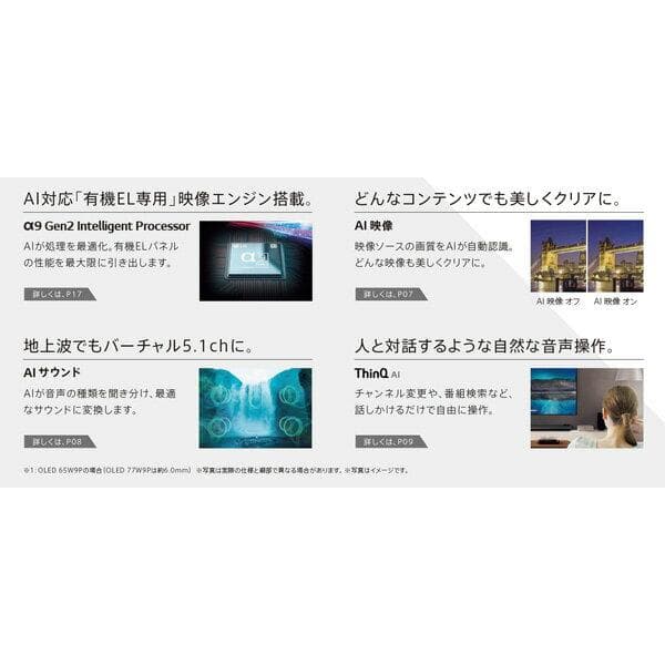 LG 有機ELテレビ 4K OLED 65B9PJA 19年製 引取限定 未使用