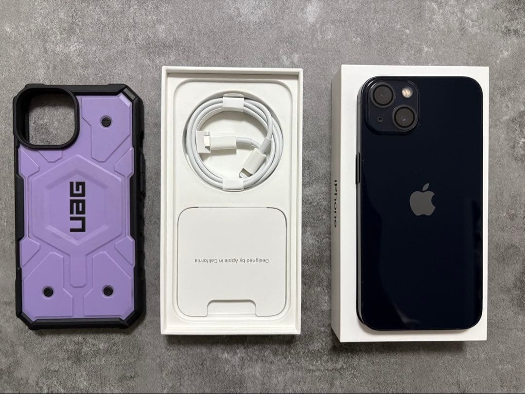 iPhone 13本体（512GB / バッテリー99%)ケース付き