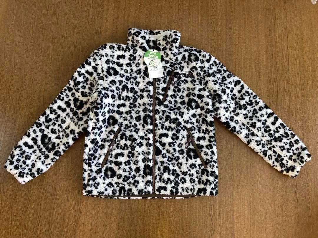 新品⭐️ノースフェイス　リモフリースジャケットレオパードクリームM韓国限定