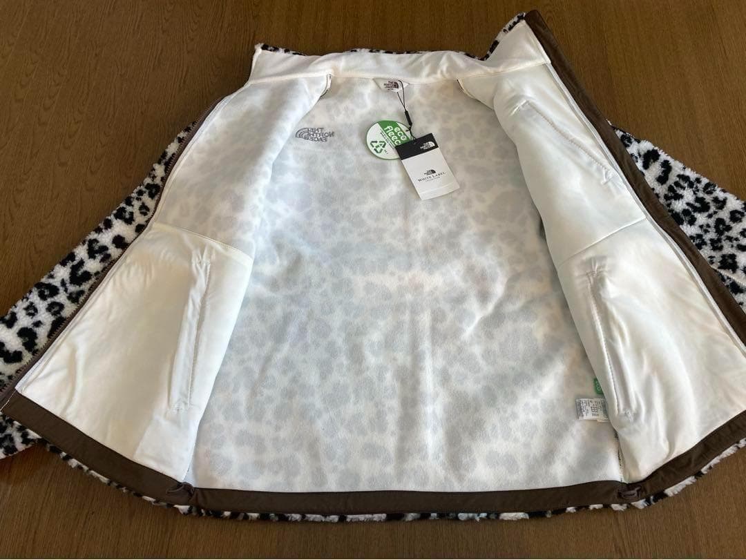 新品⭐️ノースフェイス　リモフリースジャケットレオパードクリームM韓国限定