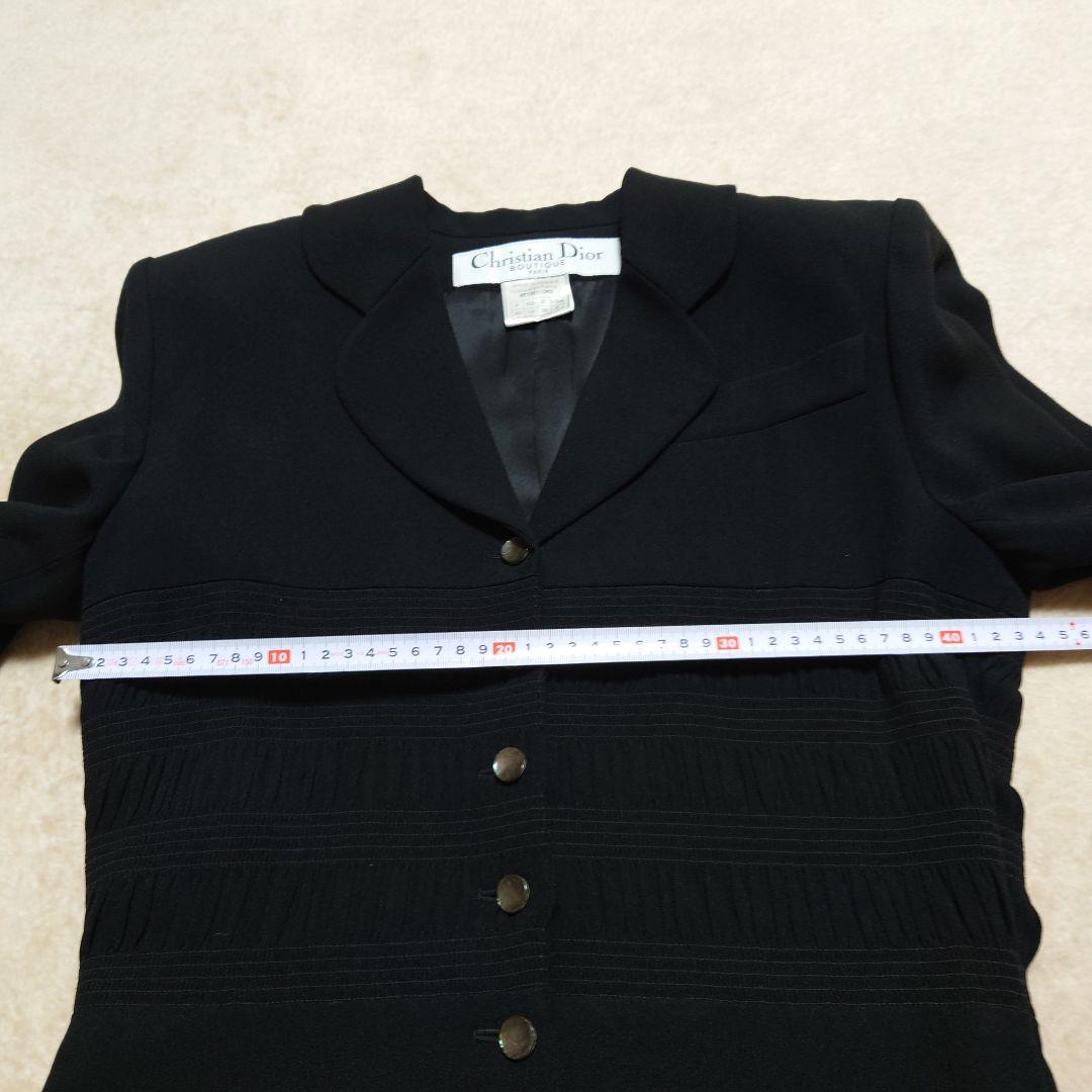 Christian Dior　美品　 黒スーツ　フランス製