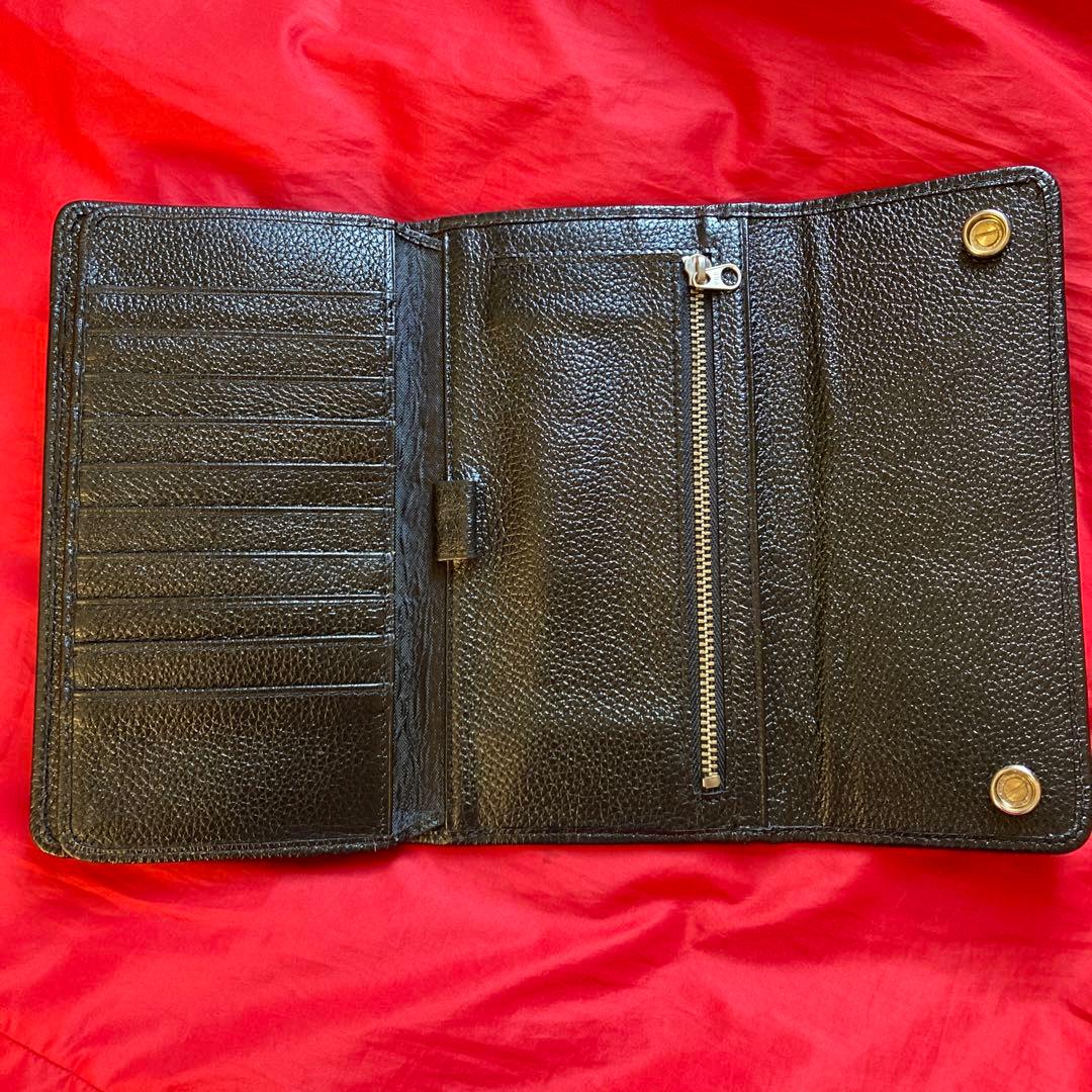 DEEP ZONE 長財布 レザー ブラック ロングウォレット レザーウォレット