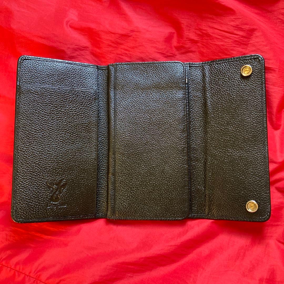 DEEP ZONE 長財布 レザー ブラック ロングウォレット レザーウォレット