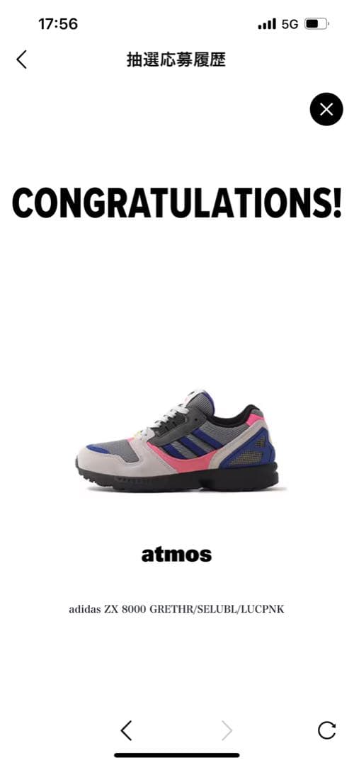 パパさん専用adidas ZX 8000 グレー/ピンク/ブルー 265