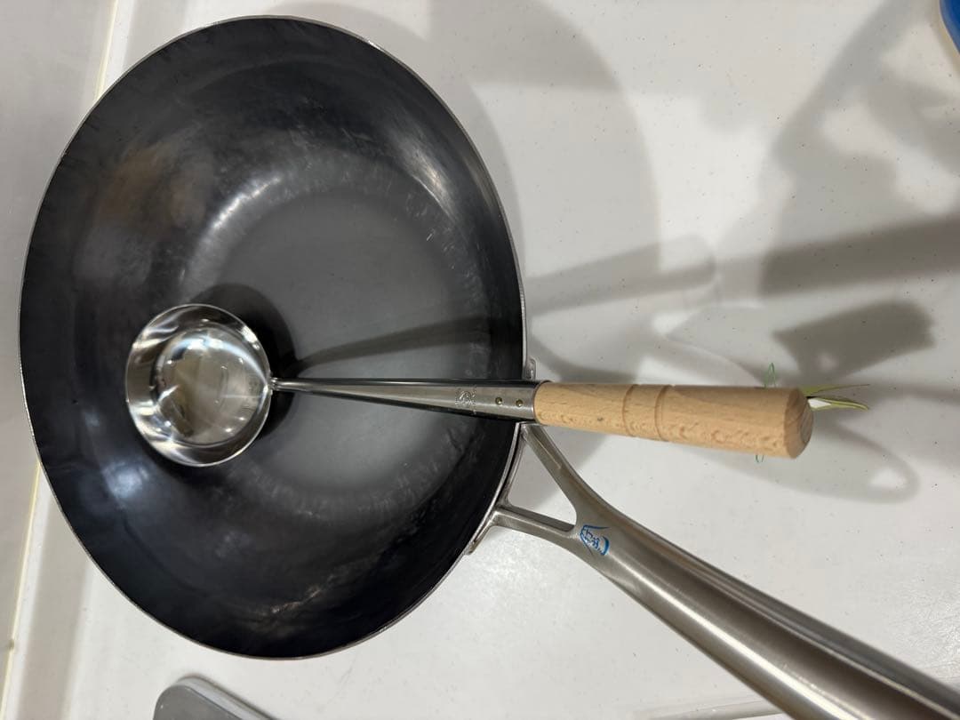 未使用　ビタクラフトプロ 打出し フライパン 30cm 三段せいろ　中華おたま付