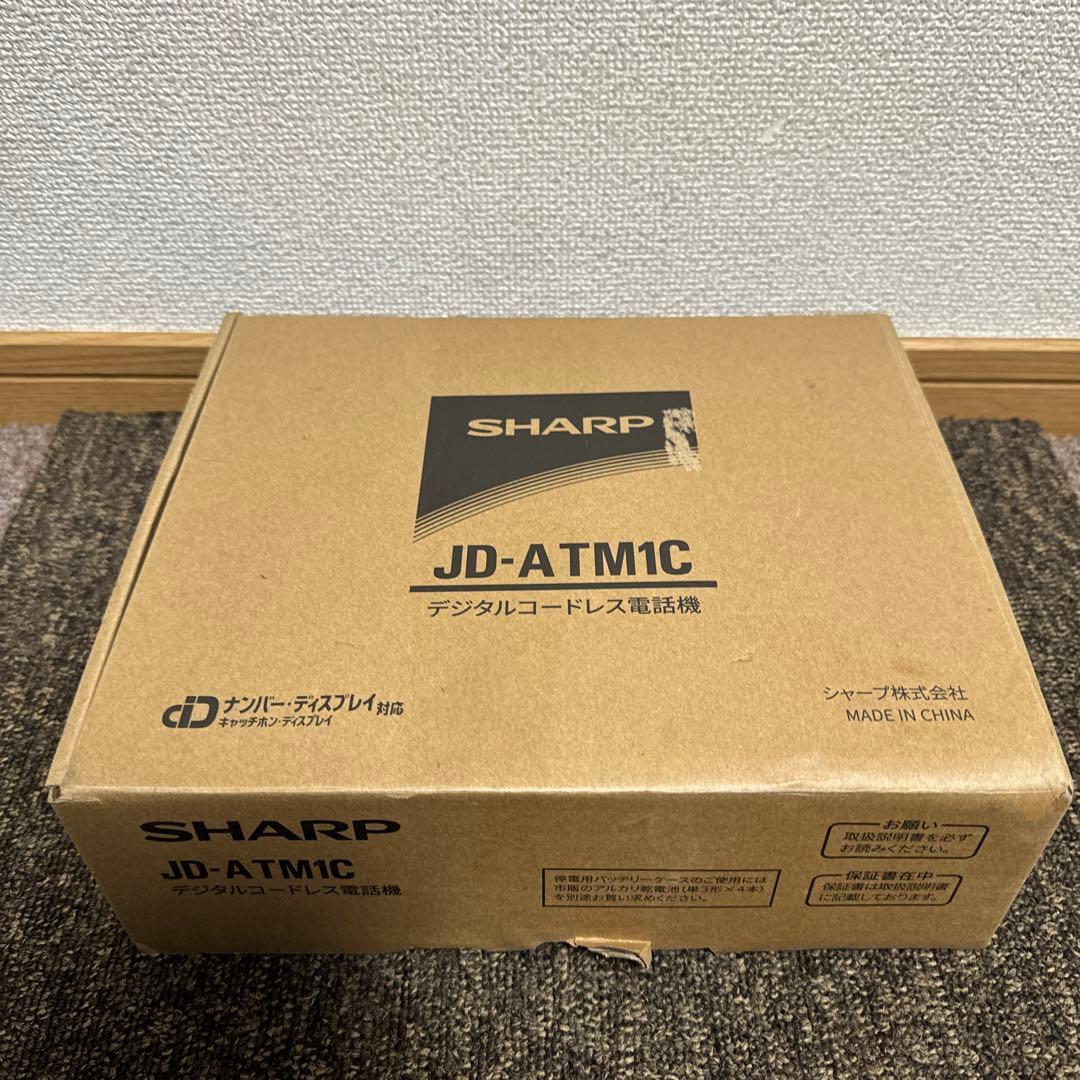 SHARP JD-ATM1C 電話機 てもたん付き