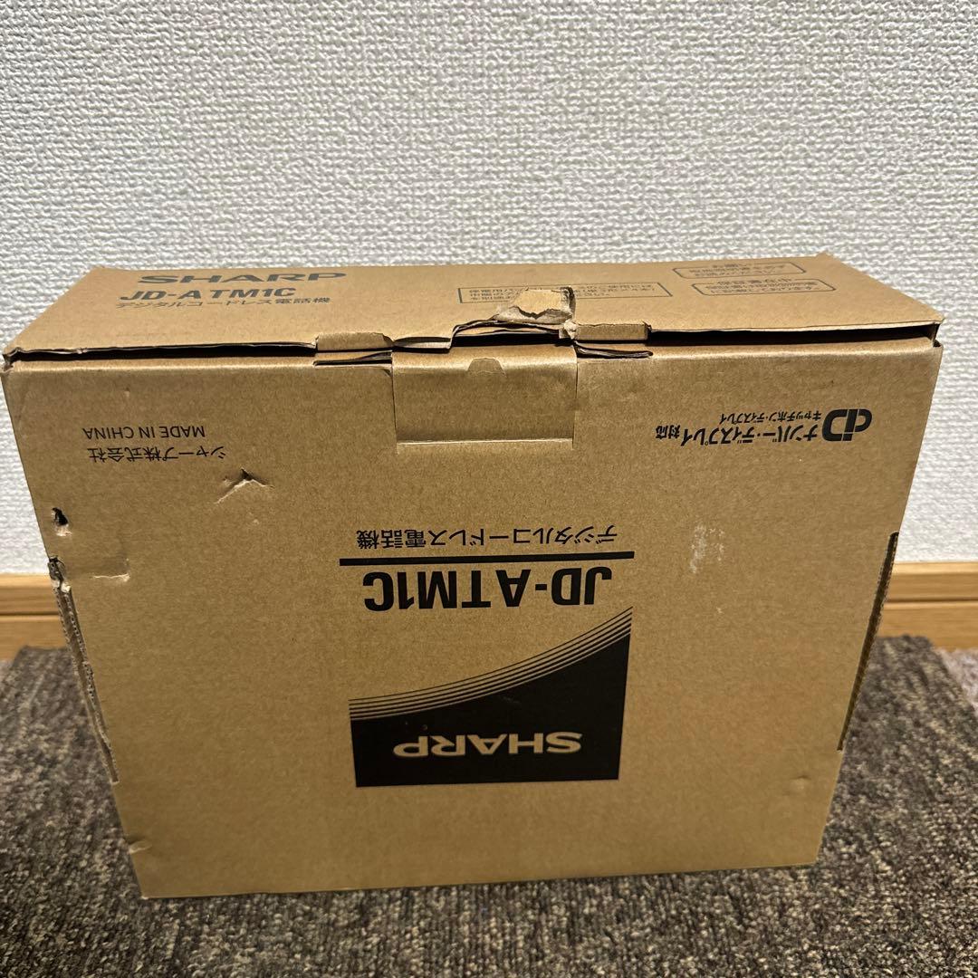 SHARP JD-ATM1C 電話機 てもたん付き