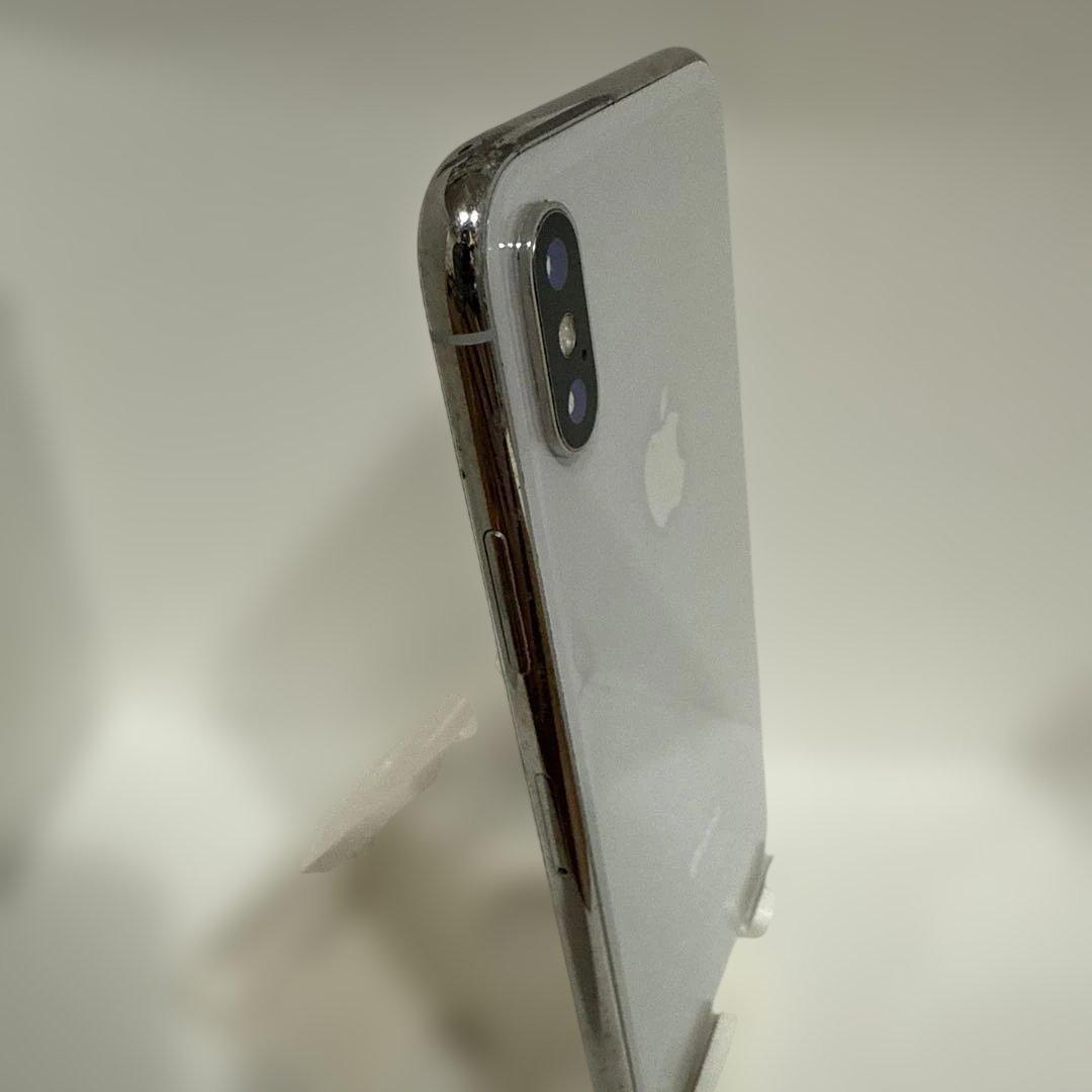 Apple iPhoneX 64GB ホワイト 5.8インチ 本体 ケース付き