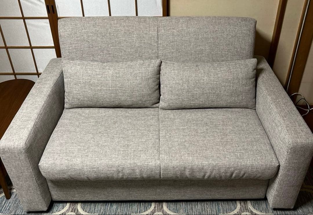 ソファベッド　ML セミダブル　大塚家具　グレー