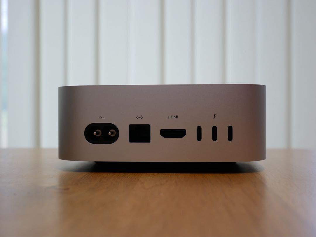 Apple M4チップ搭載Mac mini メモリ16GB ストレージ256GB