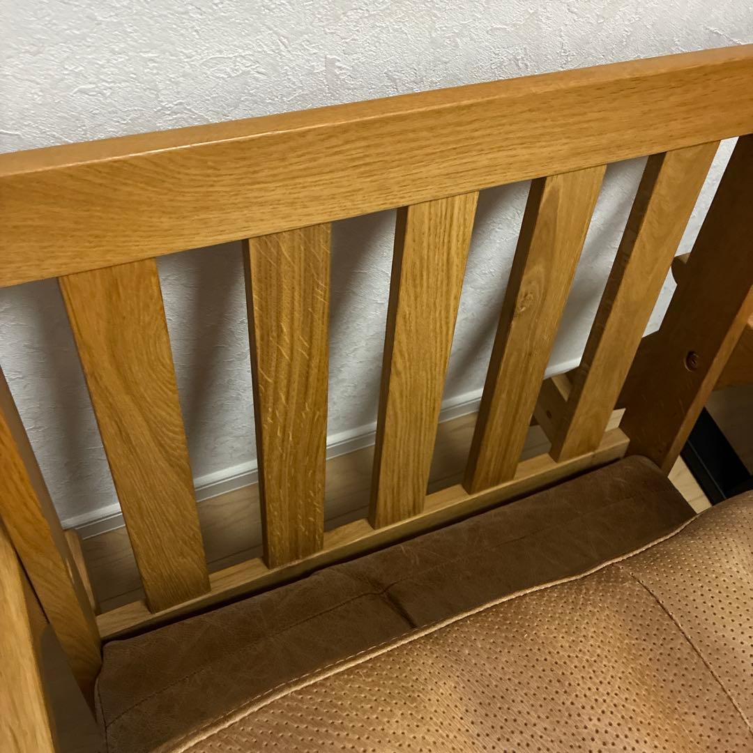 専用①【アーバンリサーチドアーズ】ソファ 1P オーク無垢材　オッドマン付