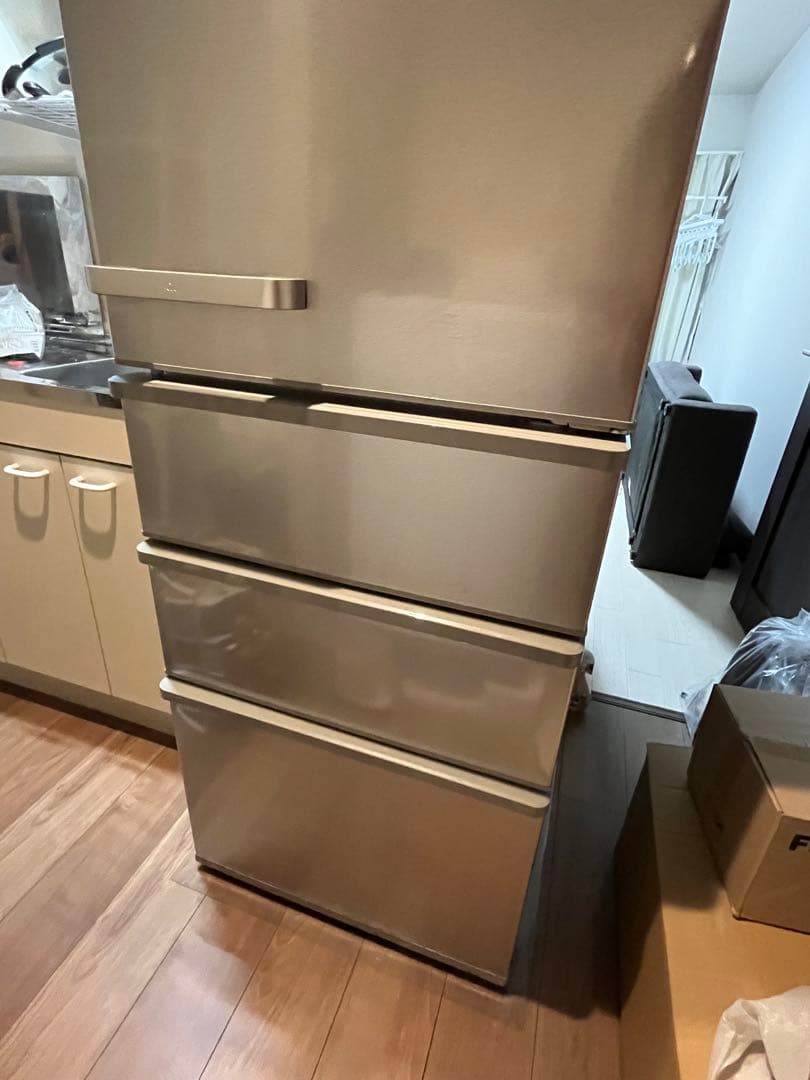 【訳あり】AQUA シルバー 4ドア冷蔵庫