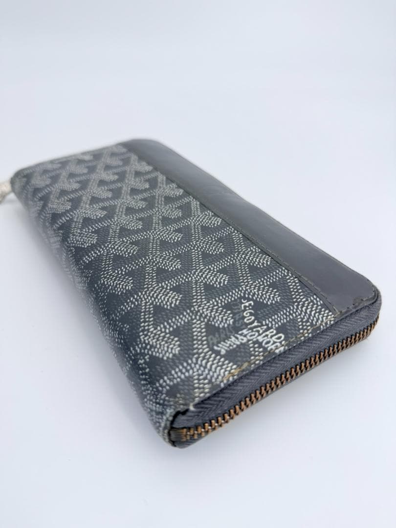[箱付・鑑定済] GOYARD マティニョンGM ラウンドファスナー 長財布