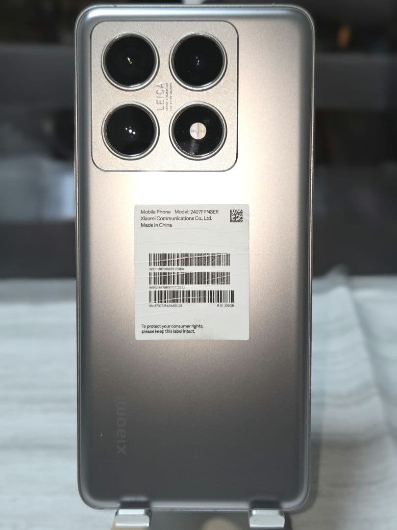 S「美品」国内版 Xiaom 14T Pro チタングレー　SIMフリー　ライカ