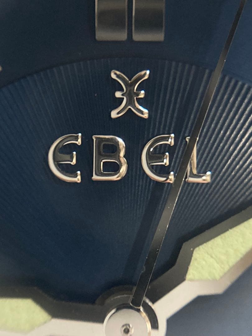 極美品 EBEL 1911 クラッシック 腕時計 ブルー ギャランティ付属