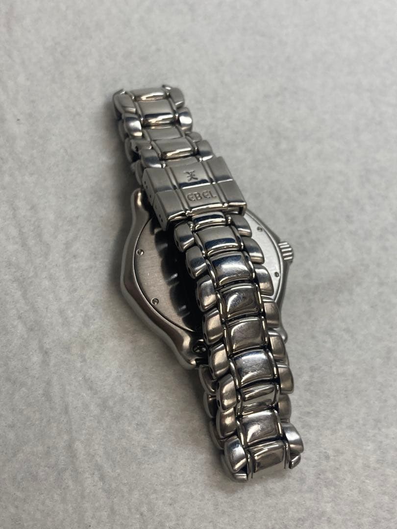 極美品 EBEL 1911 クラッシック 腕時計 ブルー ギャランティ付属