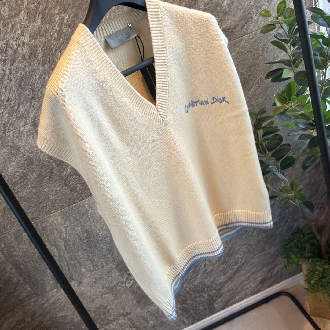 新品未使用品　ディオールメンズ　セーターベスト　ウール&アルパカ ジャージー　M