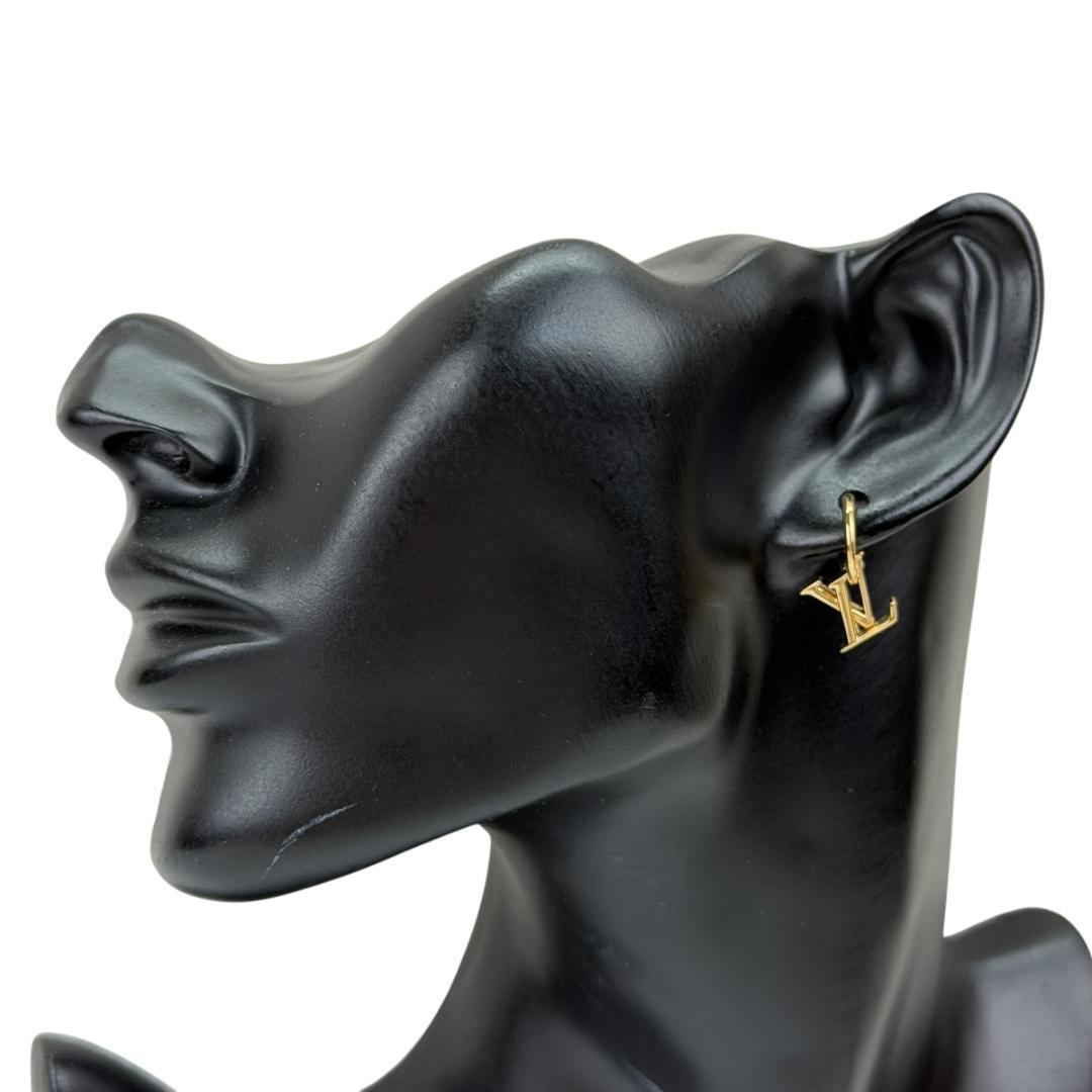 LOUIS VUITTON ピアス LV フローラグラム M01025 片耳