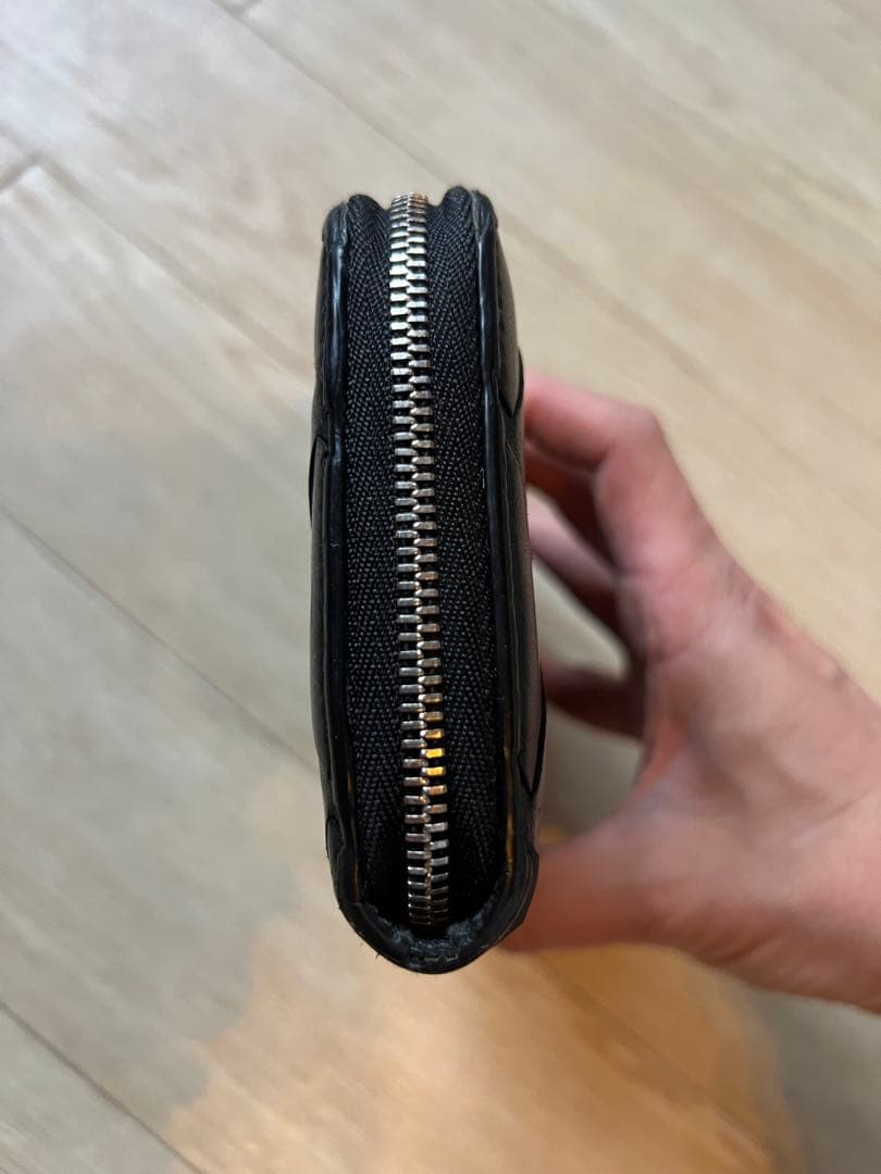 BOTTEGA VENETA ラウンドファスナー　マキシイントレチャート　BK