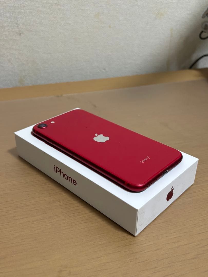 iPhone SE 第2世代 64GB 赤 iFaceケース付き SIMフリー