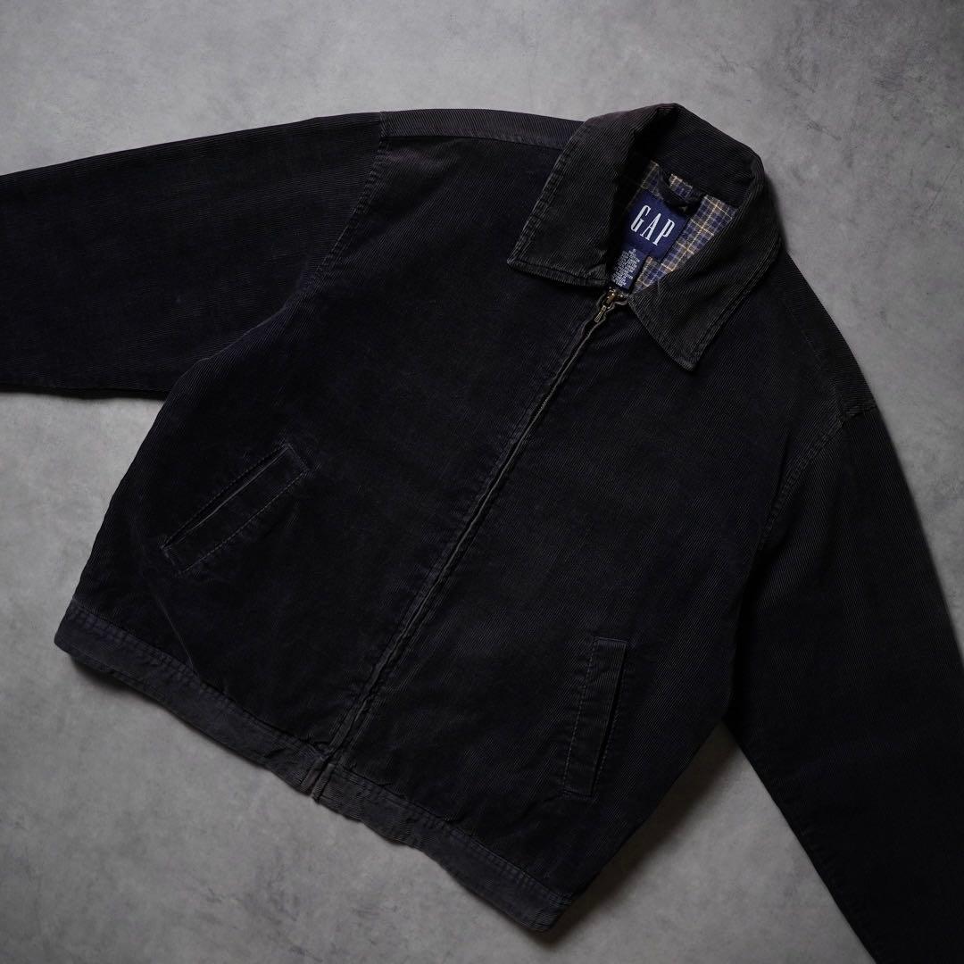 00s OLD GAPコーデュロイ ドリズラージャケット ブラック