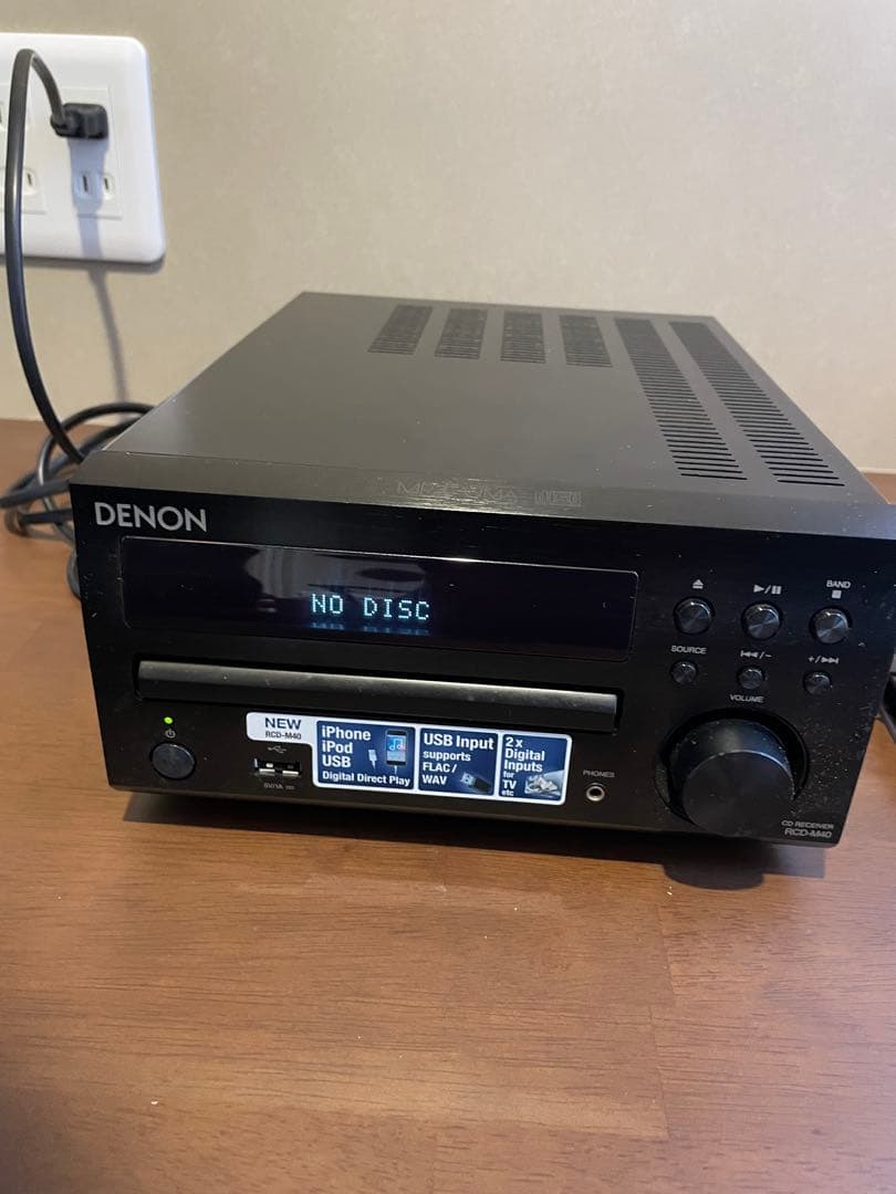 【美品】DENON RCD-M40 コンポ　Bluetooth機能搭載