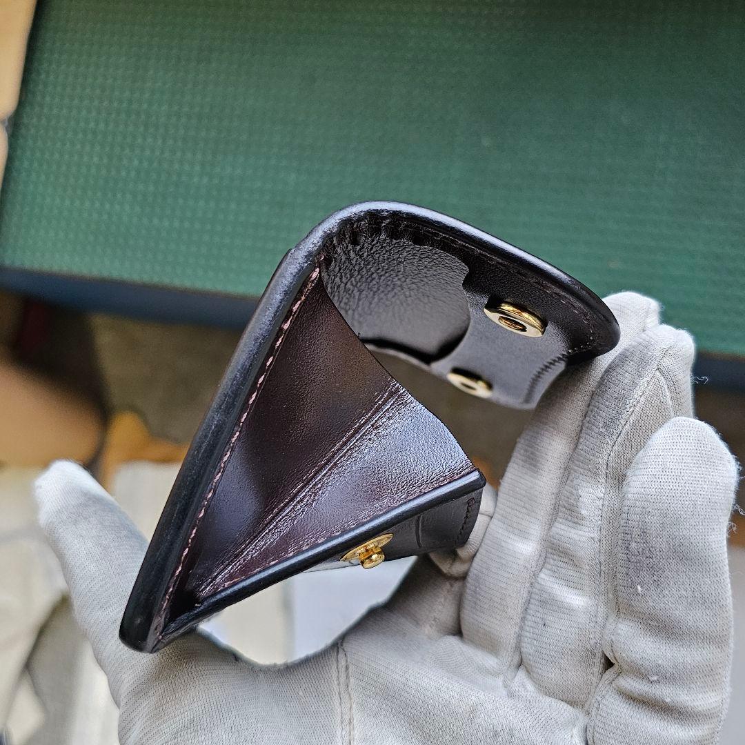 ワイルドスワンズ タング シェルコードバン コードバン クロコダイル サドル