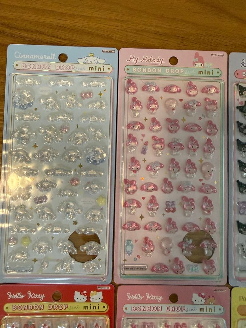 サンリオmini 正規品 8種類セット ボンドロ ボンボンドロップシール