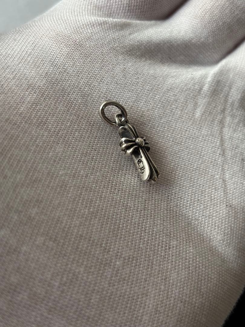 クロムハーツ 　ベイビーファット チャーム シルバーネックレストップ