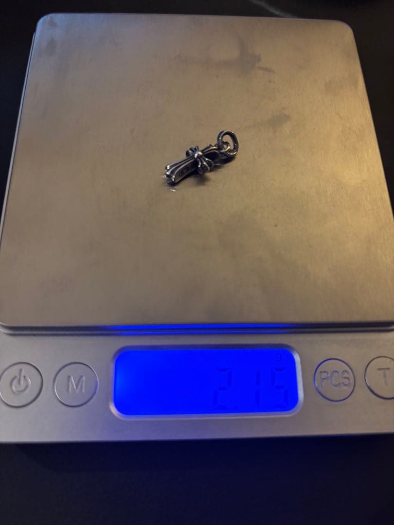 クロムハーツ 　ベイビーファット チャーム シルバーネックレストップ