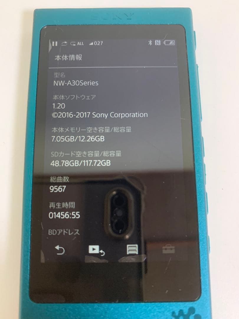 SONY WALKMAN NW-A35 16GB 純正充電ケーブル SDカード