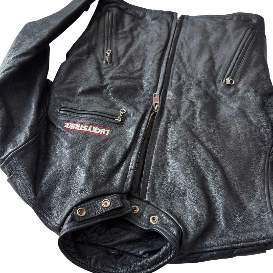 LUCKY STRIKE ラッキーストライク ライダース ジャケット Mサイズ