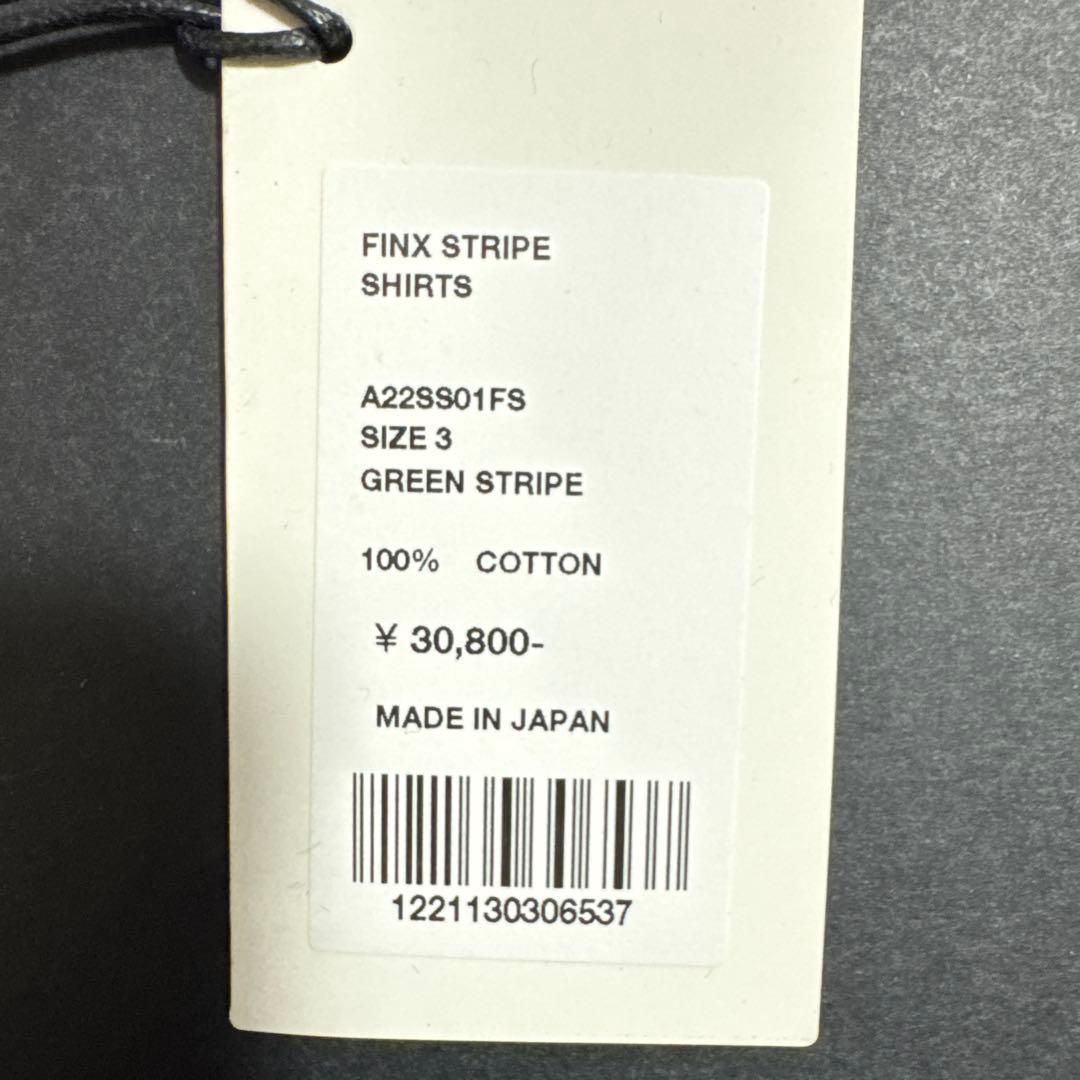 トップス AURALEE FINX STRIPE SHIRTS 22SS