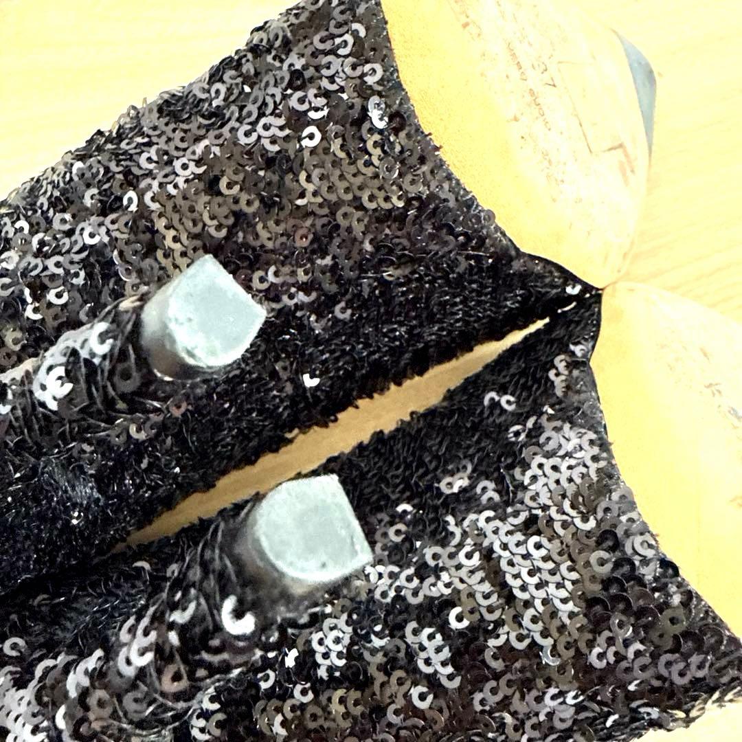 【美品】DOLCE&GABBANA ドルチェ&ガッバーナ　ハイヒールスパンコール