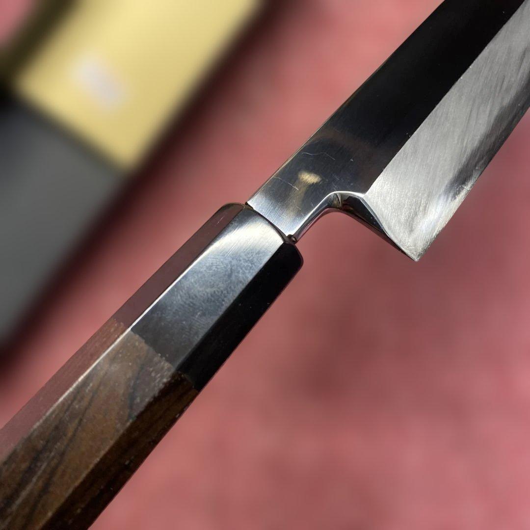 青二鋼　先丸柳刃包丁　300㎜ 尺0寸