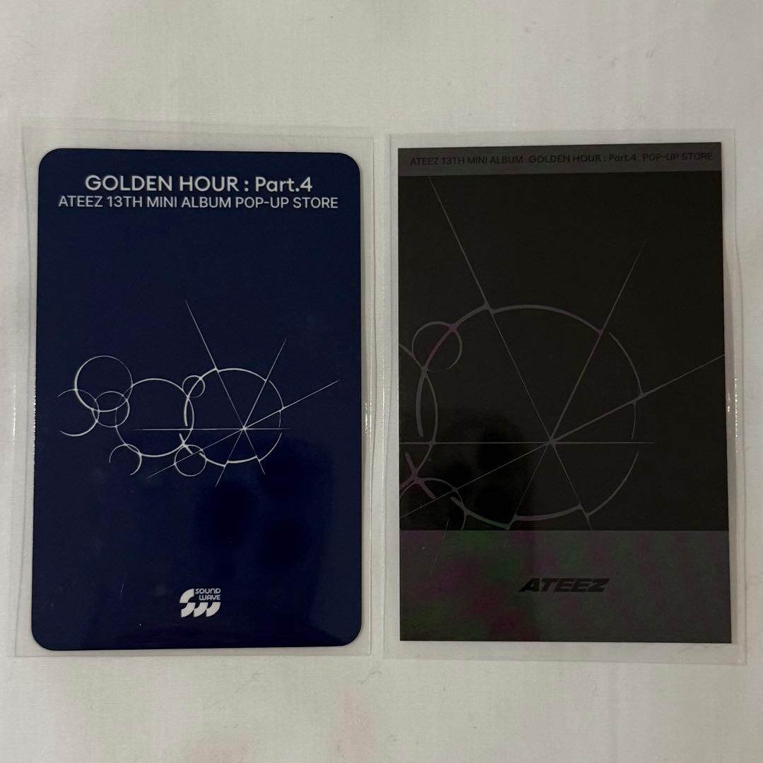 ATEEZ ホンジュン POPUP 限定 ラキドロ トレカ ポラロイド セット