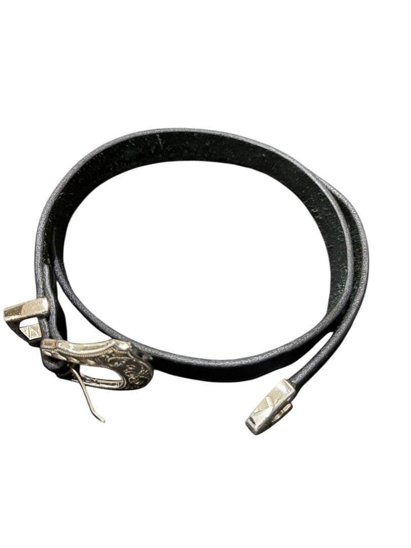 TORY LEATHER/トリーレザー 3ピースシルバーバックルベルト