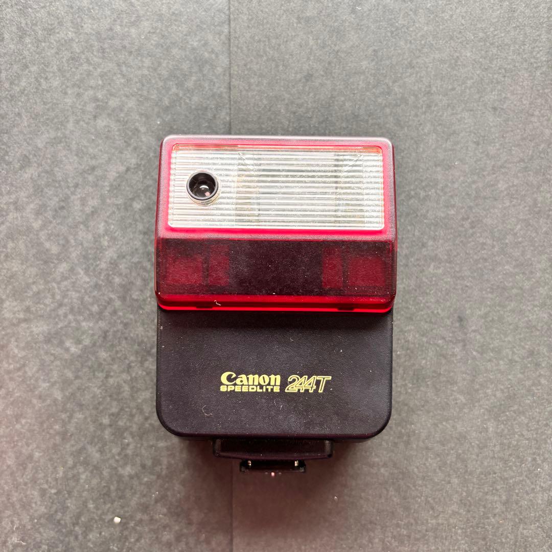 【送料込】箱付　Canon speedlite 244t