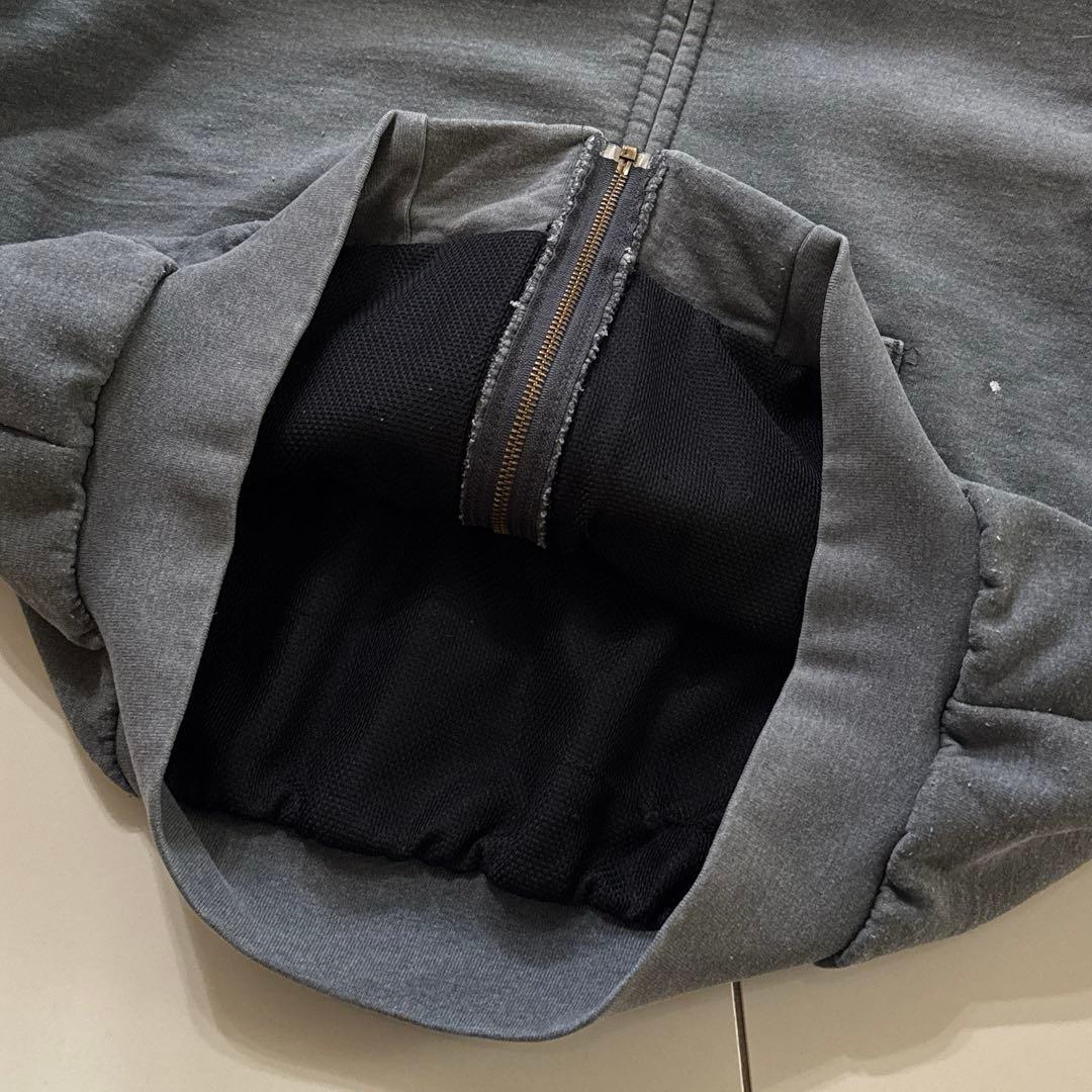 00's Carhartt 裏地サーマル ジップパーカ レアカラー J149