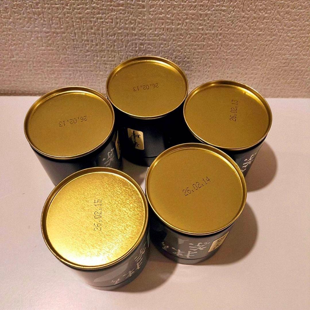 星野製茶　星野抹茶　八女の華　星の露　星峰　40gx5缶セット