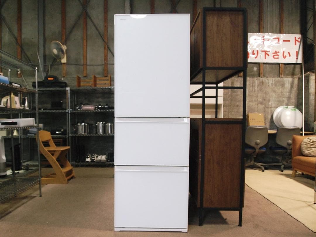 30日保証付！東芝 363L 冷凍冷蔵庫 GR-R36SXV-EW 2020年